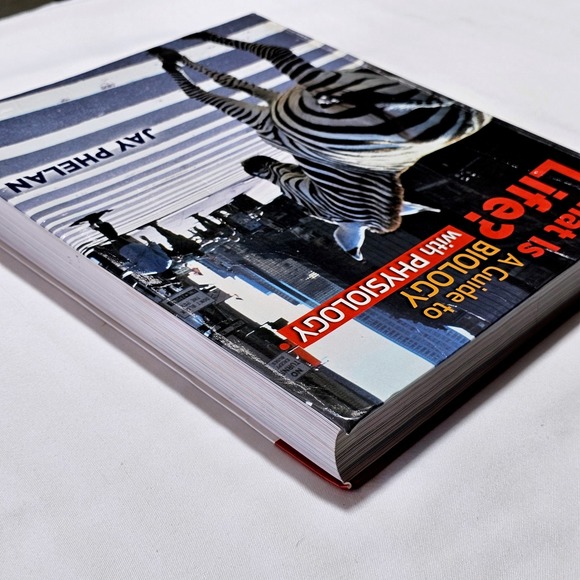 What Is Life Biology Jay Phelan Physiology Textbook Softcover 2011 Like New - Picture 4 of 8